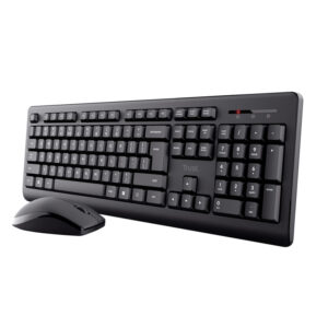 Set teclado + raton trust primo inalambrico usb 2.0 color negro