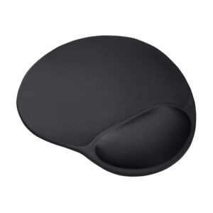Alfombrilla de raton trust bigfoot pad color negro 236x205 mm