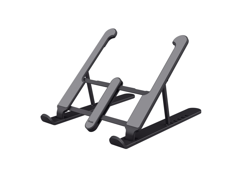 Soporte elevador trust primo para portatil 16" ajustable 6 alturas color negro