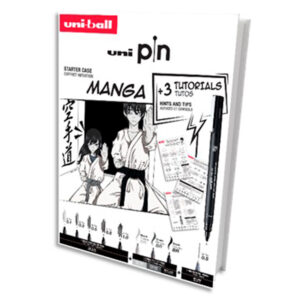 Set iniciacion uniball pin manga starter nº1 blister de 8 rotuladores + 1 portaminas