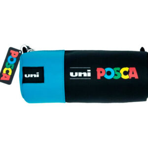 Estuche portatodo uni posca tela color azul 85x195 mm