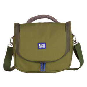 Bolsa isotermica oxford b-foodie rpet color verde militar 220x250x160 mm