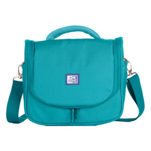 Bolsa isotermica oxford b-foodie rpet color verde aqua 220x250x160 mm