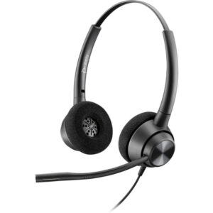 Auricular plantronics encore pro hw320 qd biaural tipo diadema con cable y microfono antiruido conexion usb