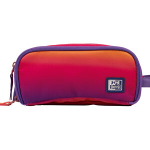 Estuche portatodo oxford kangoo gradient sunset tres cremalleras 80x100x220 mm