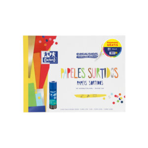 Bloc trabajos manuales oxford multiple con barra pegamento pelifix