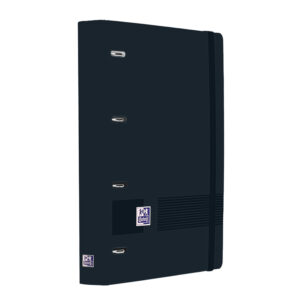 Archivador oxford eurobinder+ live&go polyfoam din a4+ 120 hojas horizontal color negro