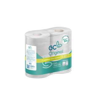 Papel higienico olimpic 2 capas-96,3mm ancho x 17,98m largo paquete de 4 rollos