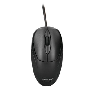 Raton q-connect optico 800 dpi usb 1,5 ghz negro con cable