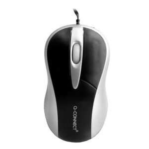 Raton q-connect mini optico 800 dpi retractil usb 1,5 ghz negro