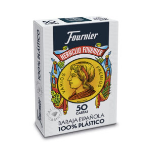 Baraja fournier española 100% plastico 50 cartas