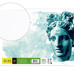 Bloc dibujo liderpapel artistico encolado 210x297 mm 30 hojas 120g/m2 sin recuadro