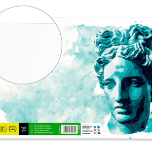 Bloc dibujo liderpapel artistico encolado 297x420 mm 30 hojas 120g/m2 sin recuadro