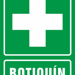 Pictograma syssa señal de botiquin en pvc 210x297 mm