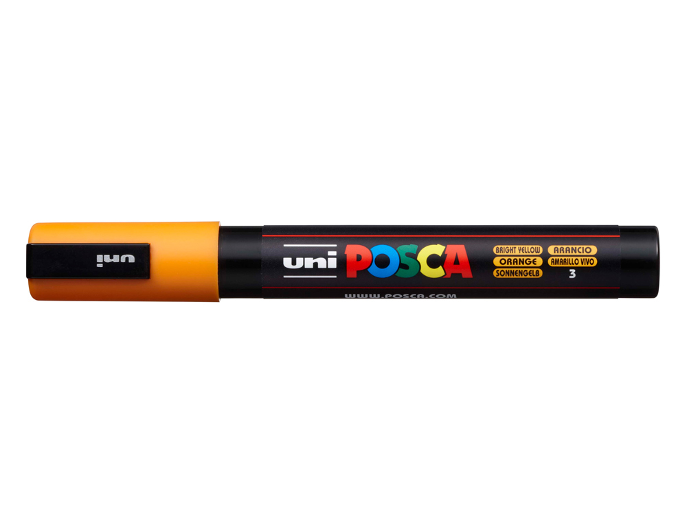 Rotulador uni posca 1,8 - 2,5mm pc-5m naranja medio