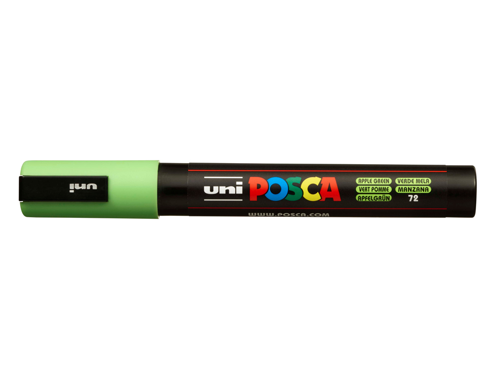 Rotulador uni posca 1,8 - 2,5mm pc-5m verde manzana