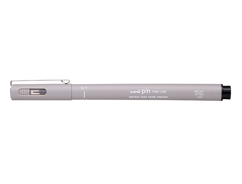 Rotulador uni pin calibrado pin01-200 gris claro