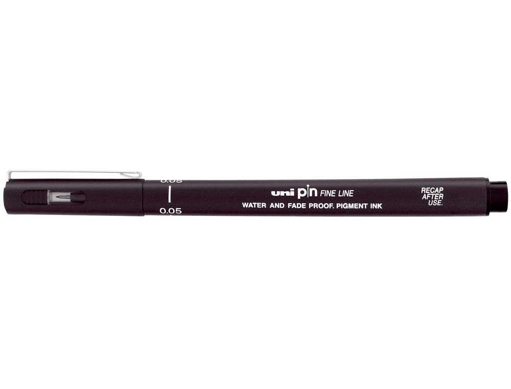 Rotulador uni pin calibrado pin005-200(s) negro