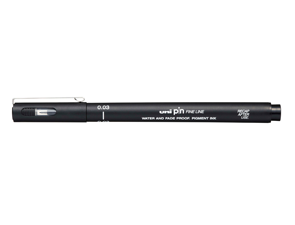 Rotulador uni pin calibrado pin003-200 negro