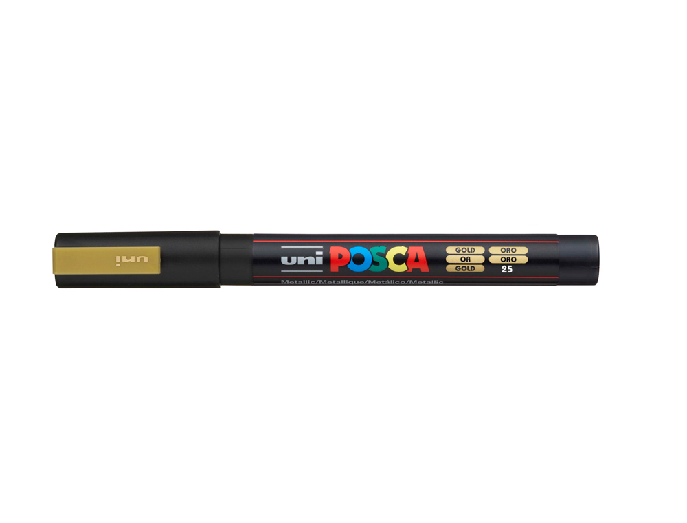 Rotulador uni posca 0,9 - 1,3 mm pc-3m oro