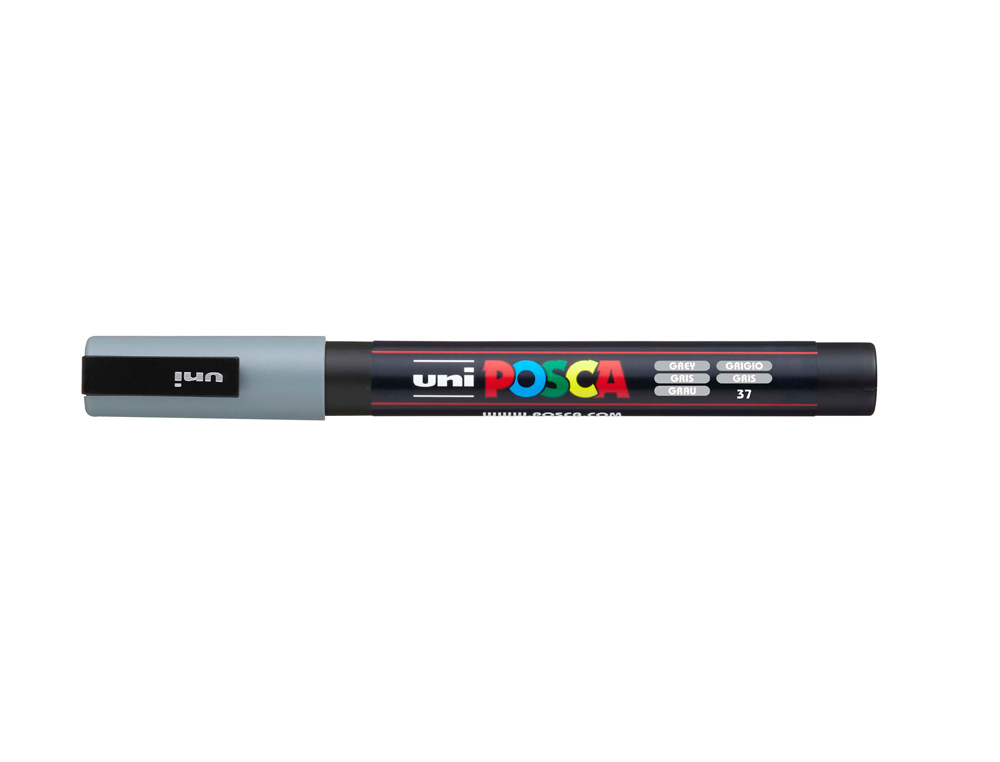 Rotulador uni posca 0,9 - 1,3 mm pc-3m gris