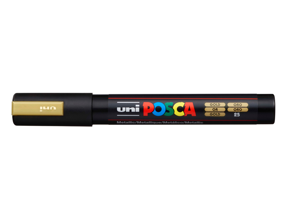 Rotulador uni posca 1,8 - 2,5 mm pc-5m oro