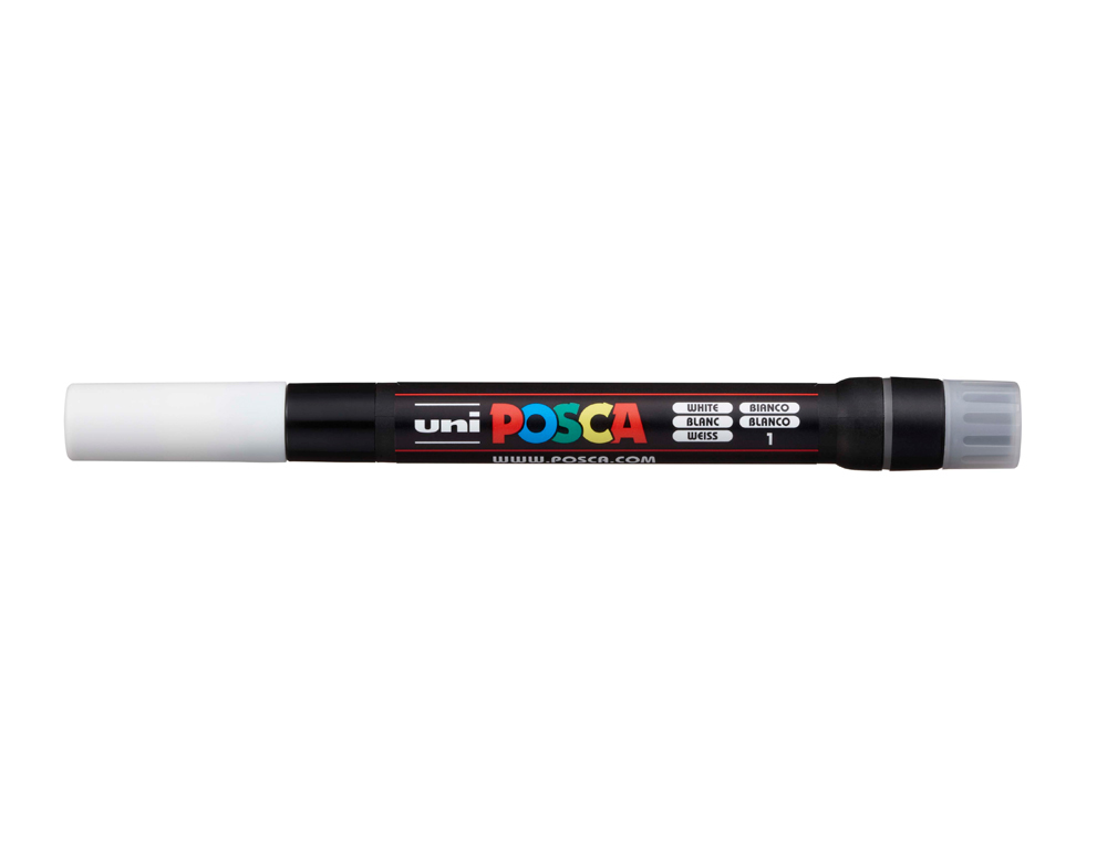 Rotulador uni posca pincel pcf-350 blanco