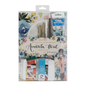 Set acuarela vang gogh floral