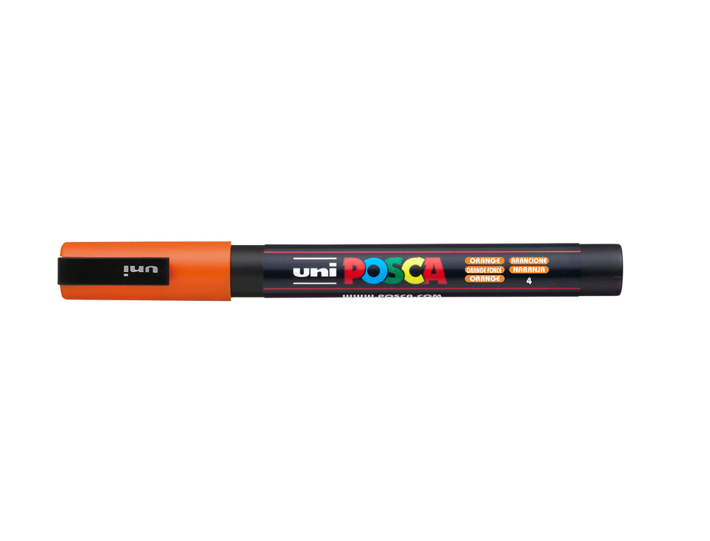 Rotulador uni posca pc-3m naranja