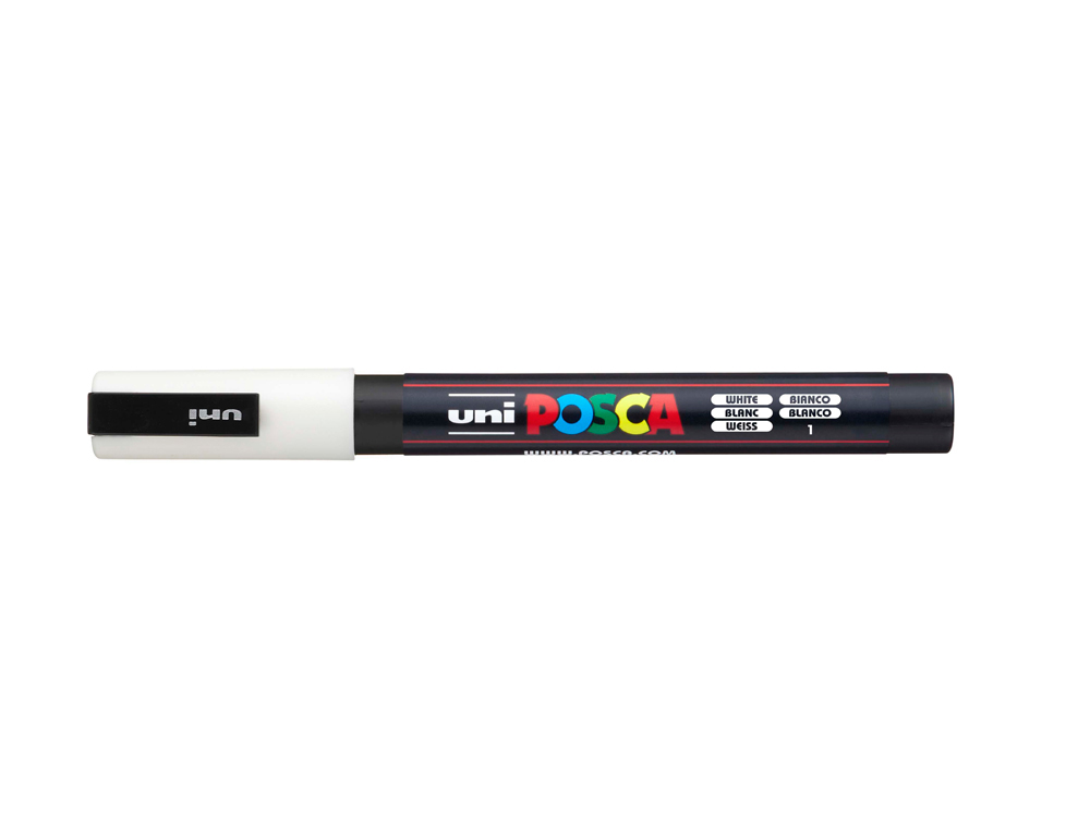Rotulador uni posca pc-3m blanco
