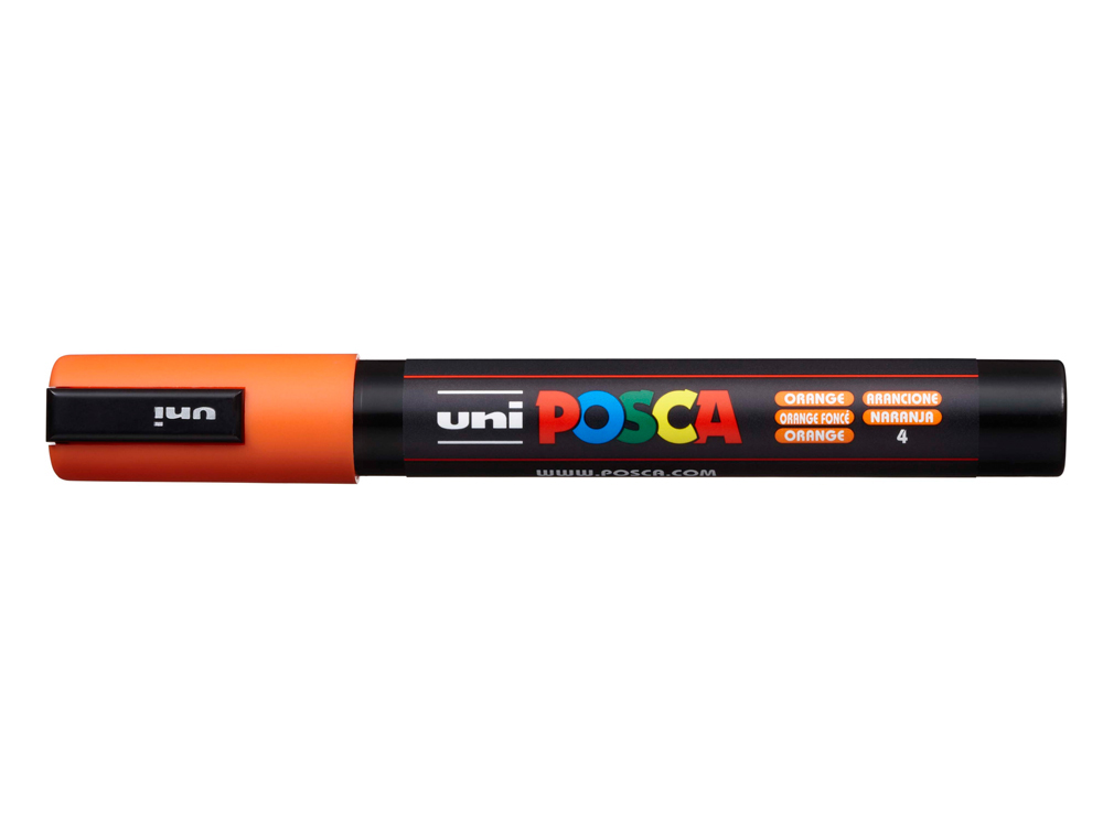 Rotulador uni posca pc-5m naranja